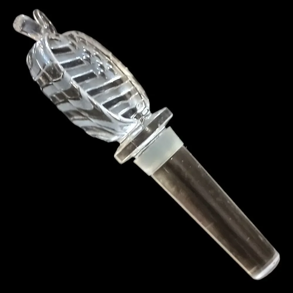 Mikasa Patriotic Crystal Wine Bottle Stopper Apple Stars & Stripes American Flag